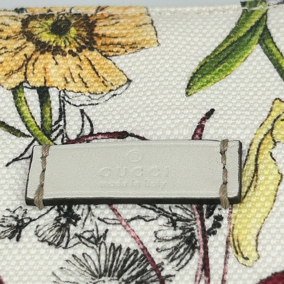 🌷 Gucci Flora Canvas Open Tote Floral - Picture 12 of 16
